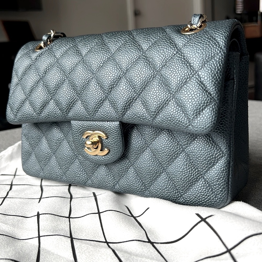 Chanel Petrol Blue - Small Classic Flap